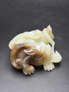 和田玉貔貅玉件,形态威武,工艺精细,形状完美.招财纳福,驱邪保平安